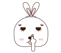 Poor Rabbit & Chick-long-legs sticker #4538842