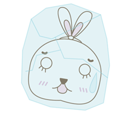 Poor Rabbit & Chick-long-legs sticker #4538843