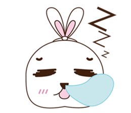 Poor Rabbit & Chick-long-legs sticker #4538847