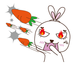 Poor Rabbit & Chick-long-legs sticker #4538849