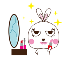 Poor Rabbit & Chick-long-legs sticker #4538852