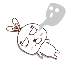 Poor Rabbit & Chick-long-legs sticker #4538854