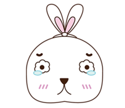 Poor Rabbit & Chick-long-legs sticker #4538856