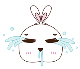 Poor Rabbit & Chick-long-legs sticker #4538857