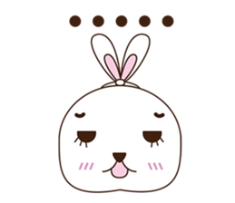 Poor Rabbit & Chick-long-legs sticker #4538858