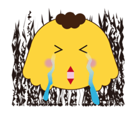 Poor Rabbit & Chick-long-legs sticker #4538863