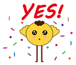 Poor Rabbit & Chick-long-legs sticker #4538865