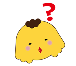 Poor Rabbit & Chick-long-legs sticker #4538866