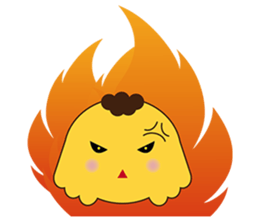 Poor Rabbit & Chick-long-legs sticker #4538869