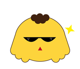 Poor Rabbit & Chick-long-legs sticker #4538879