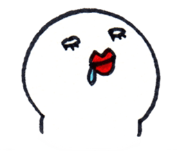 The twisted lower eyelashes sticker #4539206