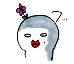 The twisted lower eyelashes sticker #4539219