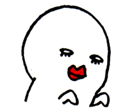 The twisted lower eyelashes sticker #4539220