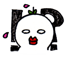 The twisted lower eyelashes sticker #4539232