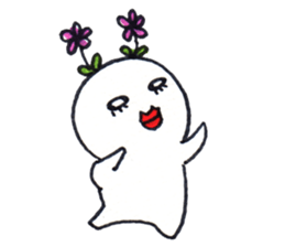 The twisted lower eyelashes sticker #4539233