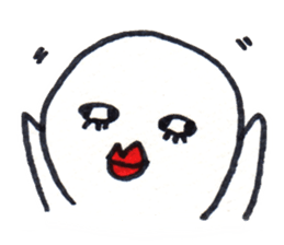 The twisted lower eyelashes sticker #4539234