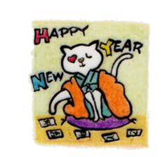 lovely&cool cat sticker #4539856