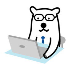 sirokuma-talk sticker #4540156