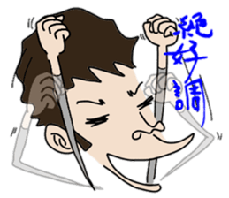 ZENTAI,rabbit&robot. 5th. sticker #4540176