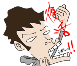 ZENTAI,rabbit&robot. 5th. sticker #4540182