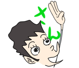 ZENTAI,rabbit&robot. 5th. sticker #4540195