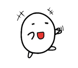 Three of eggs sticker #4540257