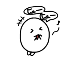 Three of eggs sticker #4540263