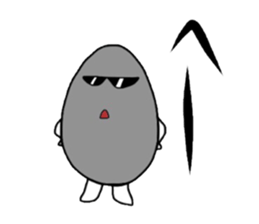 Three of eggs sticker #4540279