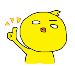 Nice reaction of the chick. sticker #4540457