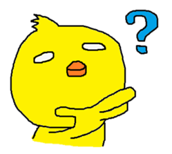 Nice reaction of the chick. sticker #4540459