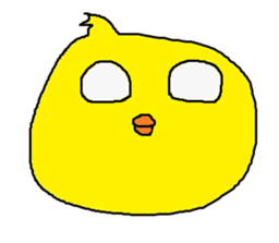 Nice reaction of the chick. sticker #4540465