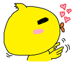 Nice reaction of the chick. sticker #4540472