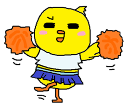 Nice reaction of the chick. sticker #4540477