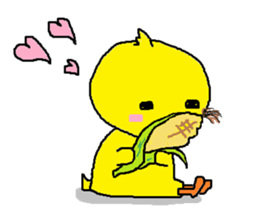 Nice reaction of the chick. sticker #4540478