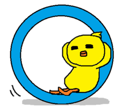 Nice reaction of the chick. sticker #4540484