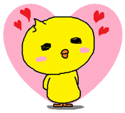 Nice reaction of the chick. sticker #4540488