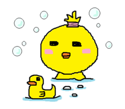 Nice reaction of the chick. sticker #4540490