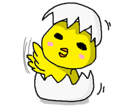 Nice reaction of the chick. sticker #4540495