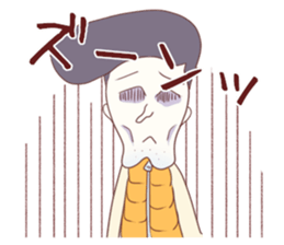 Salaryman attacks !  Grandma plus sticker #4540652