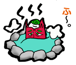 Dog of pomegranate sticker #4541683