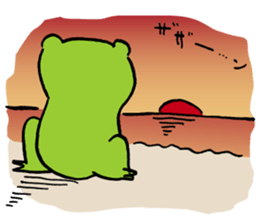 Fun FX trade with pretty Frog and Cat<2> sticker #4541827