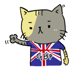 Fun FX trade with pretty Frog and Cat<2> sticker #4541854