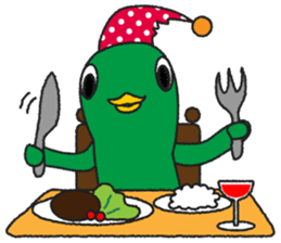 One day of the mysterious bird Birdon sticker #4542024