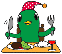 One day of the mysterious bird Birdon sticker #4542024