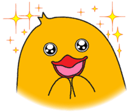 One day of the mysterious bird Birdon sticker #4542037