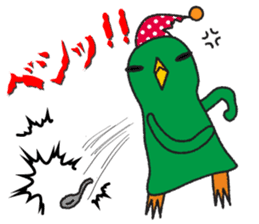 One day of the mysterious bird Birdon sticker #4542053