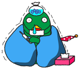 One day of the mysterious bird Birdon sticker #4542056