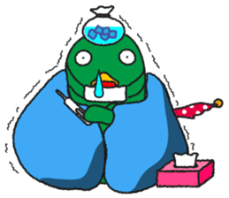 One day of the mysterious bird Birdon sticker #4542056