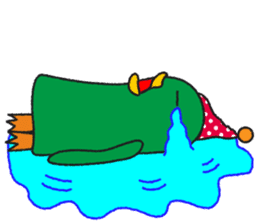 One day of the mysterious bird Birdon sticker #4542057