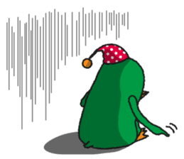 One day of the mysterious bird Birdon sticker #4542058